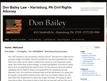 Tablet Screenshot of donbaileylaw.com